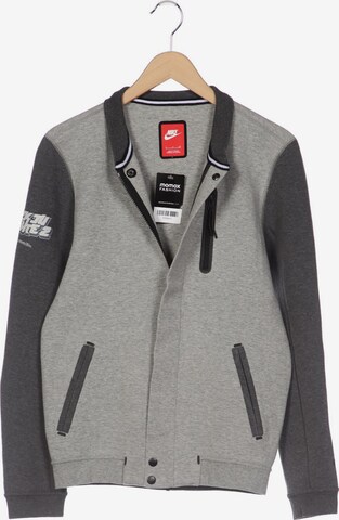 NIKE Jacket & Coat in S in Grey: front