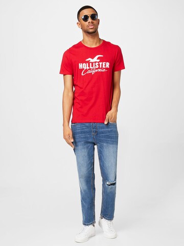 HOLLISTER Тениска в синьо