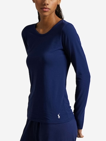 T-shirt ' Club Cotton ' Polo Ralph Lauren en bleu : devant