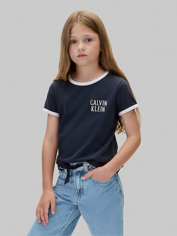 Calvin Klein Jeans Regular Shirt in Blue: front