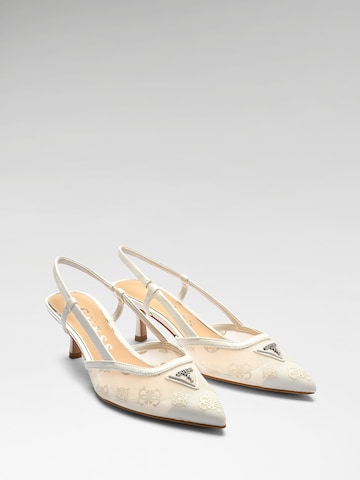 GUESS Slingback Pumps 'Yanno' in White