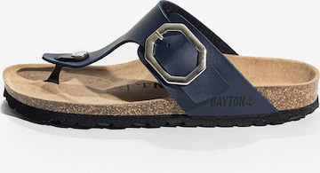 Bayton Pantoletter 'Cairns' i blå: forside