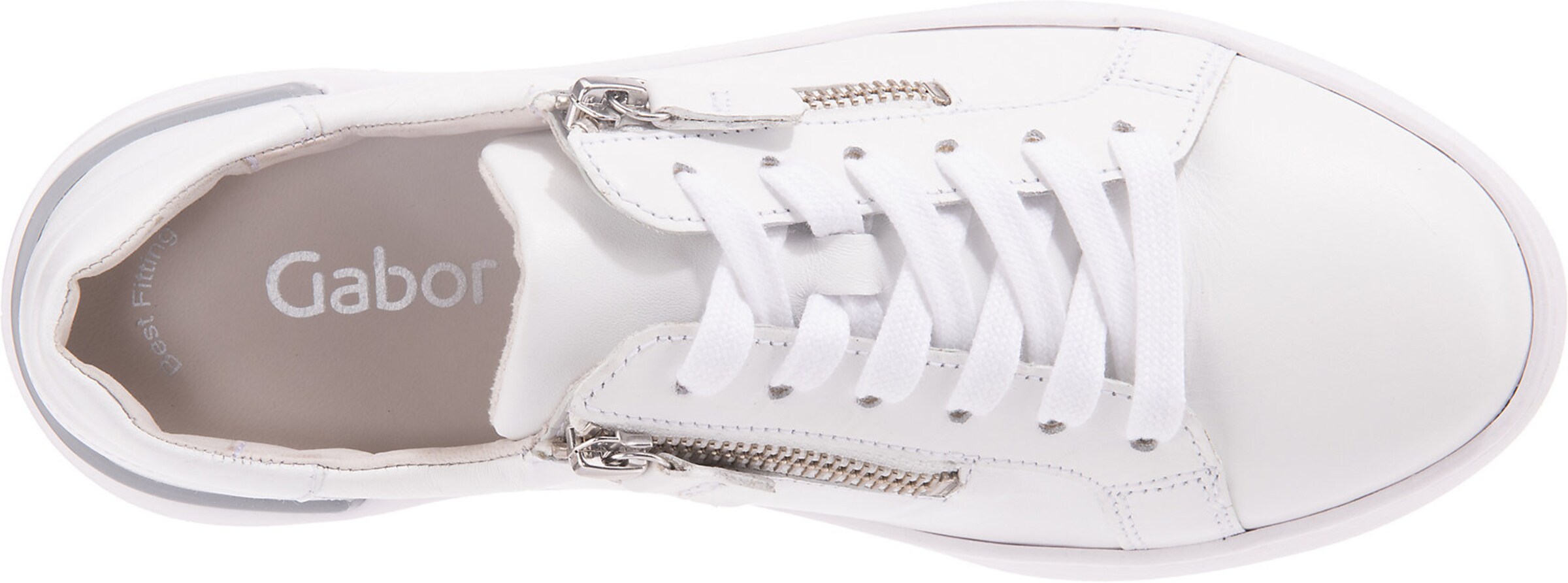 GABOR Ballet Flats in White