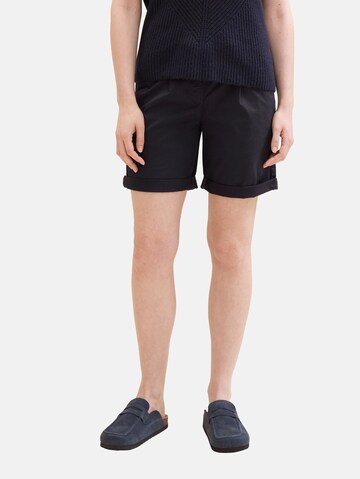 TOM TAILOR Regular Shorts in Blau: predná strana