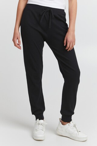 Oxmo Regular Pants 'Liz' in Black: front