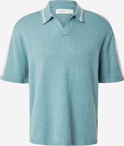 HOLLISTER Sweter w kolorze kremowy / turkusowy / białym, Podgląd produktu