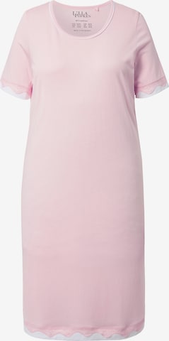 Ulla Popken Nachthemd in Pink: Vorderseite