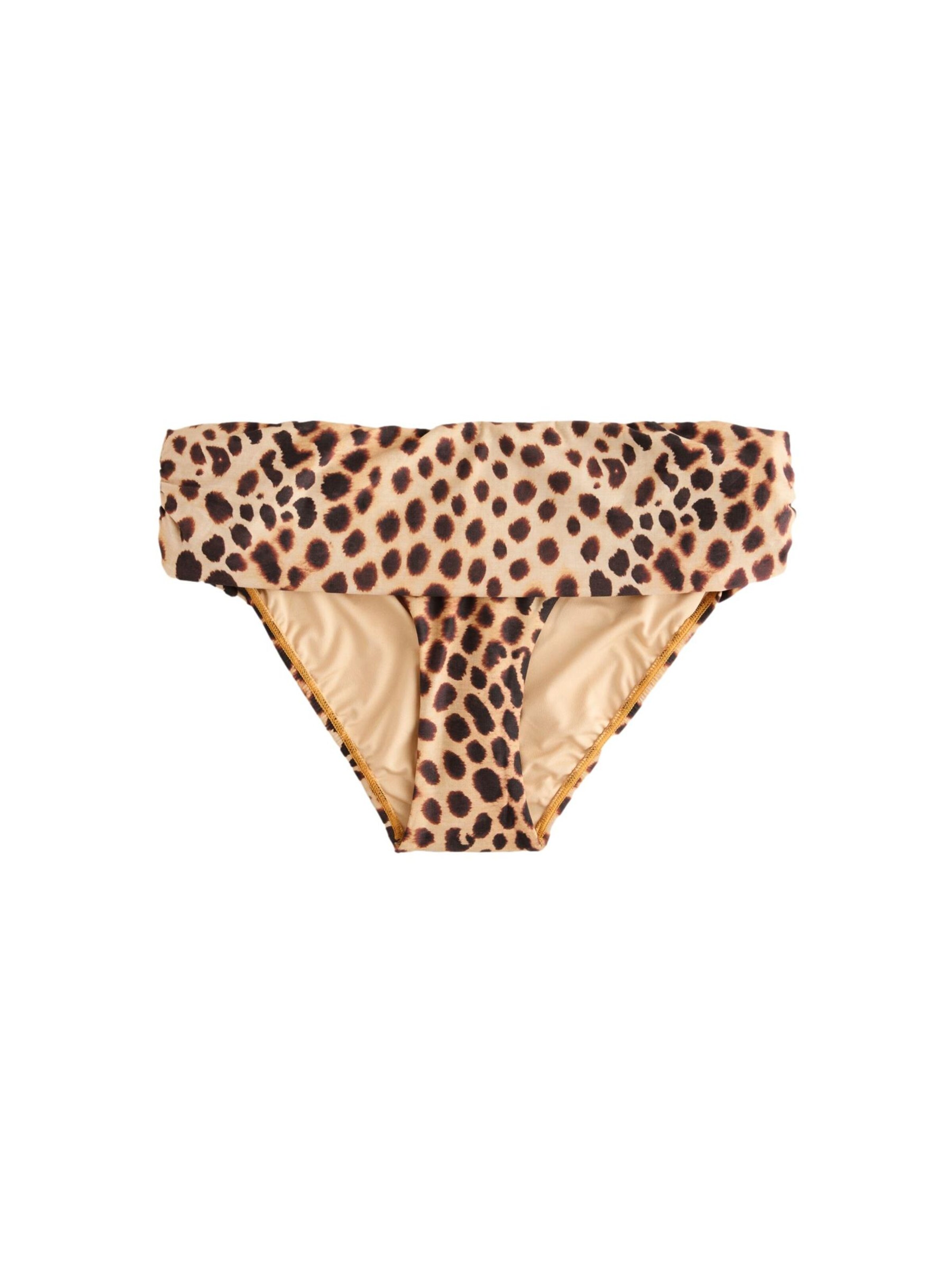 Next Bikini Bottoms in Ecru / Brown / Black, Item view