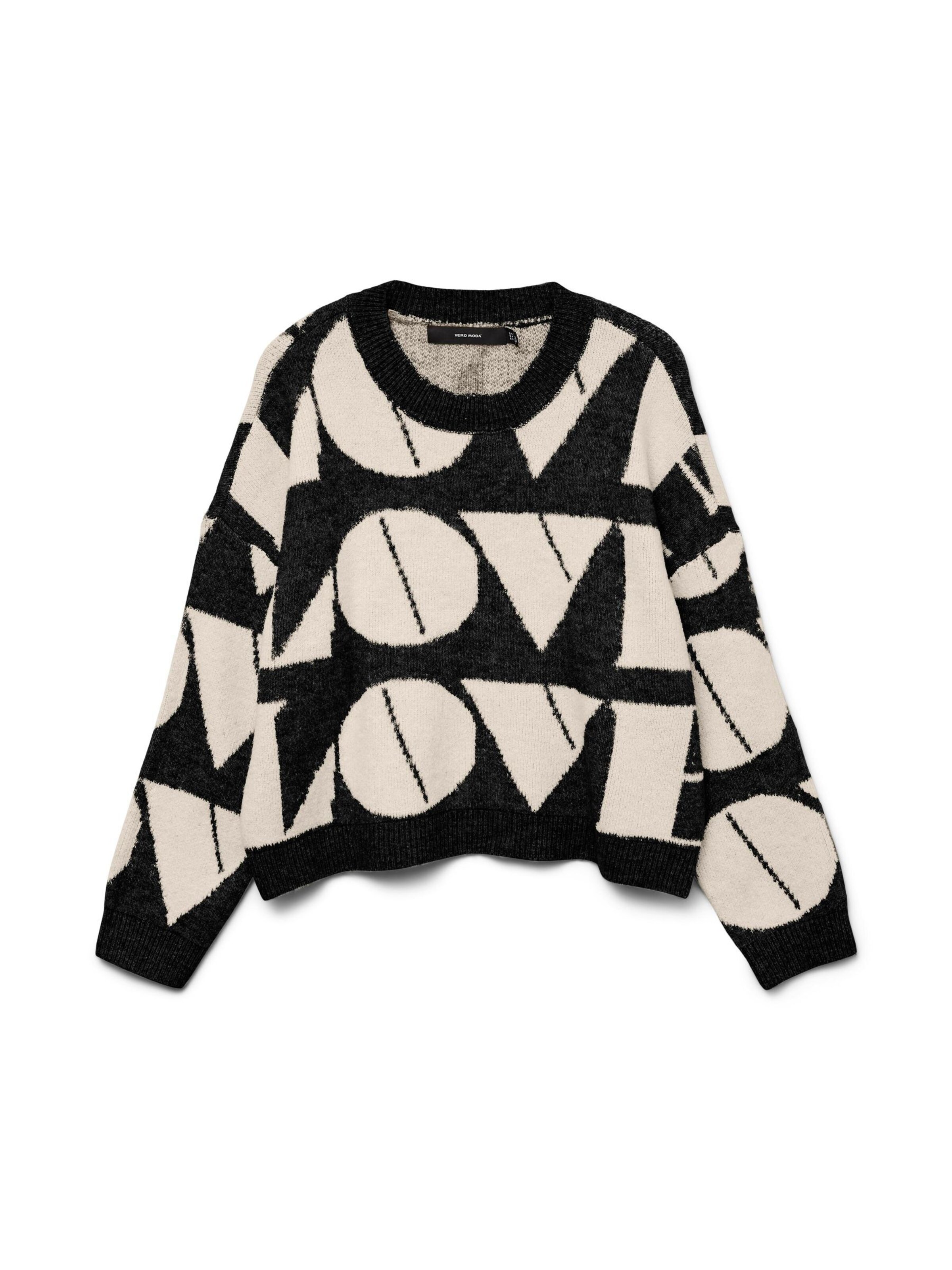 Pull-over 'VMLove' VERO MODA en noir : devant