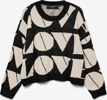 VERO MODA Trui 'VMLove' in Zwart: voorkant