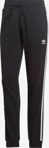 Effilé Pantalon 'Adicolor Classics' ADIDAS ORIGINALS en noir : devant