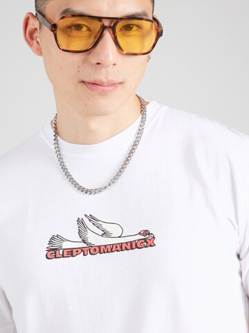 Maglietta 'Racer' di Cleptomanicx in bianco