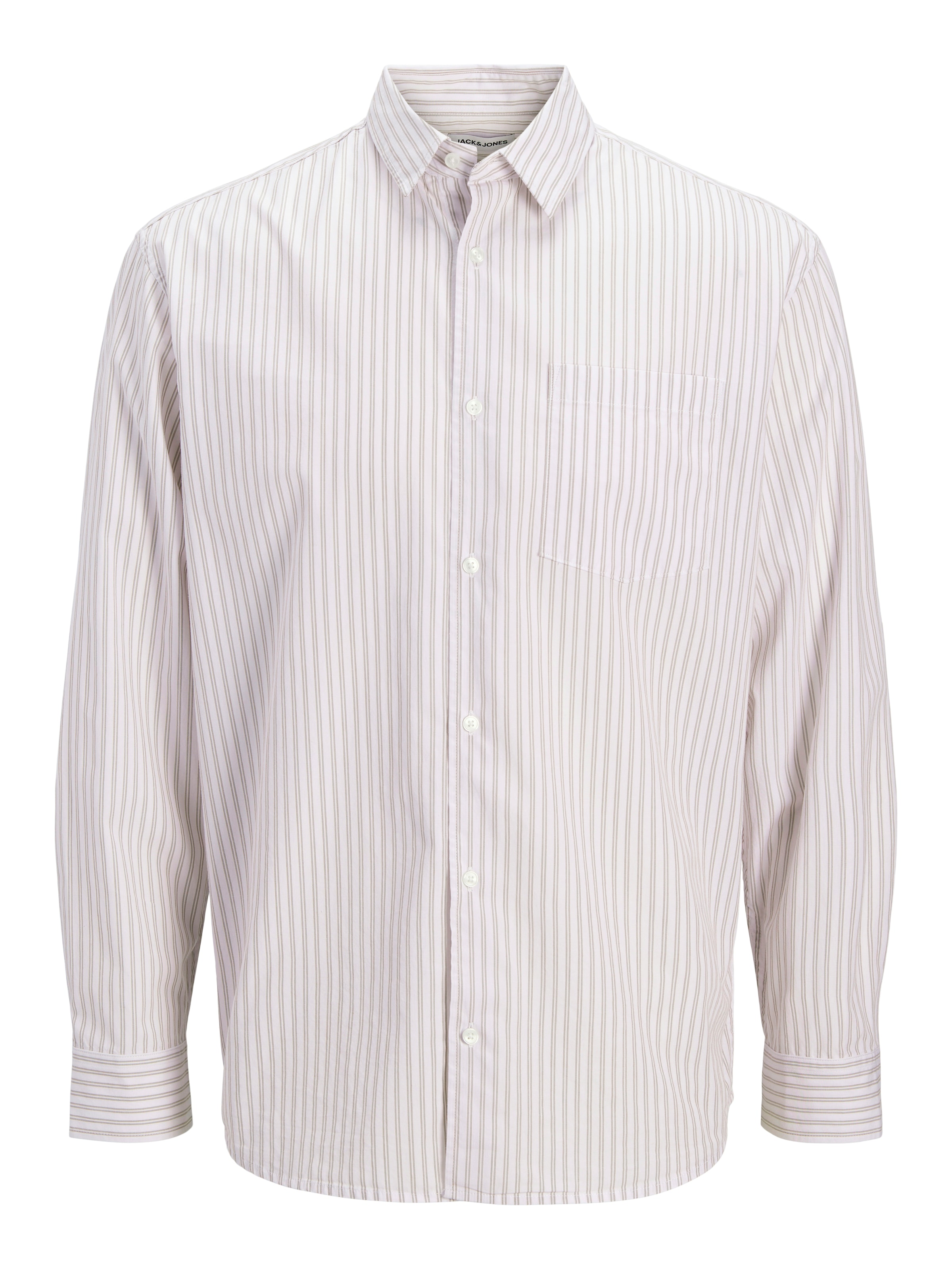 JACK & JONES Business Shirt in Silver grey / Powder, Item view