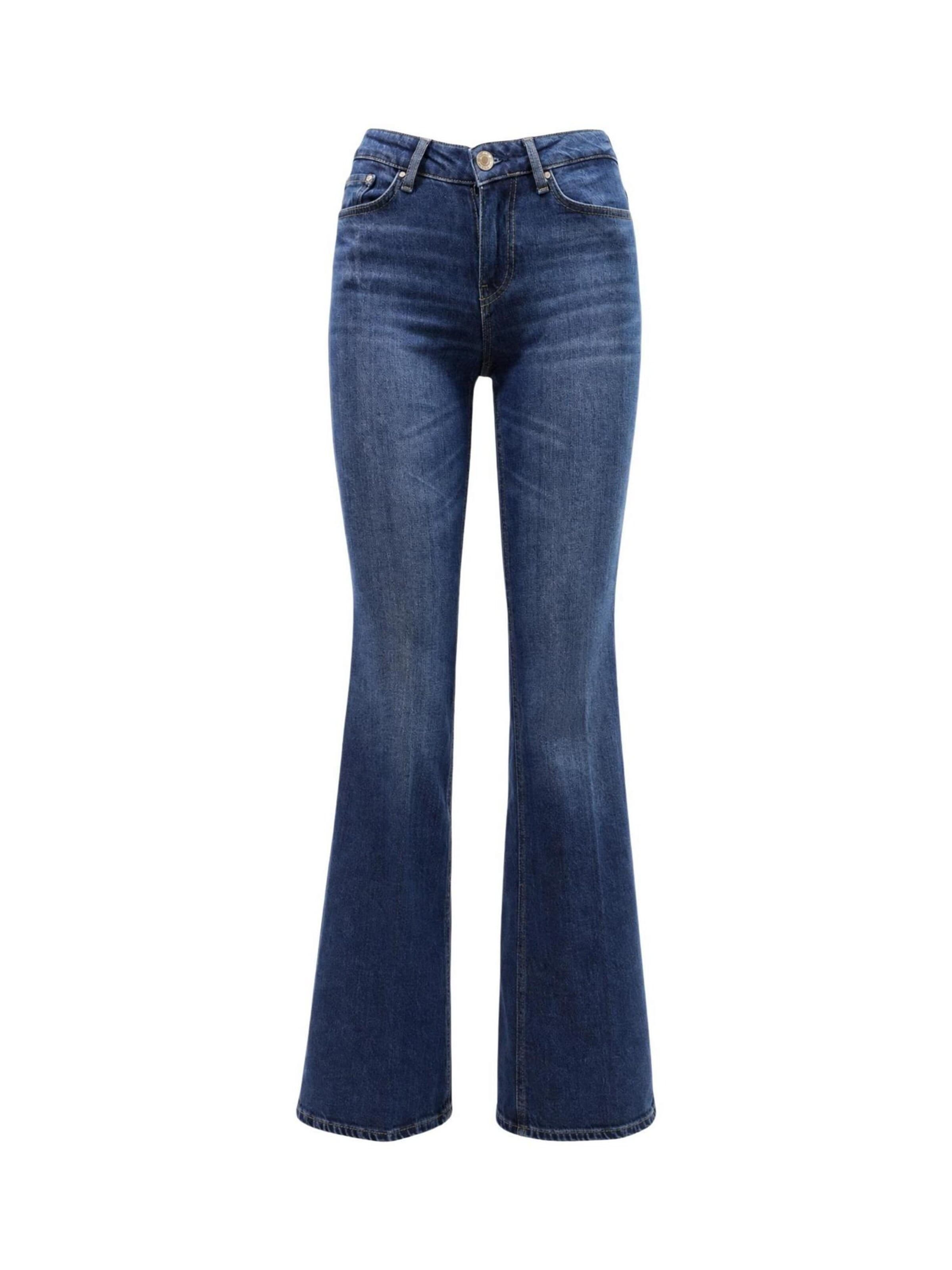 Wide leg Jeans 'BEVERLY LOW RISE W6BAJ7 D2097' di GUESS in blu: frontale