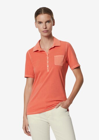 T-shirt Marc O'Polo en orange : devant