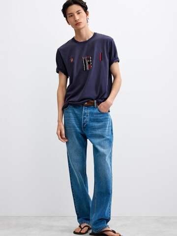 Desigual T-shirt i lila