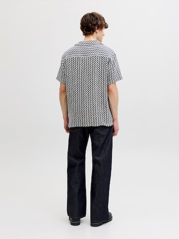 JACK & JONES Regular fit Button Up Shirt 'JORMONTAUK' in Blue