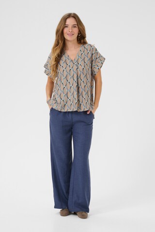 Chemisier 'CUbae Pella SS' CULTURE en bleu