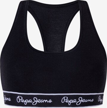 Pepe Jeans Bustier BH in Schwarz