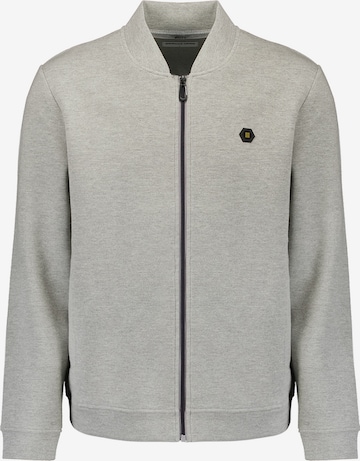 No Excess Zip-Up Hoodie in Grey: front