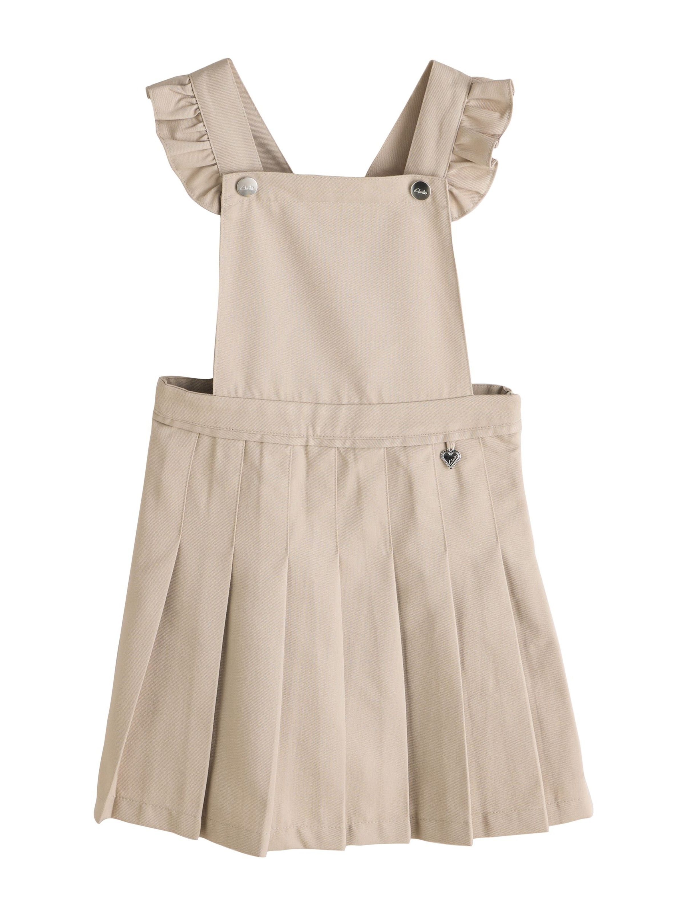 CLARKS Dress in Beige: front