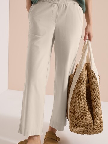 CECIL Wide leg Pants 'Neele' in Beige: front