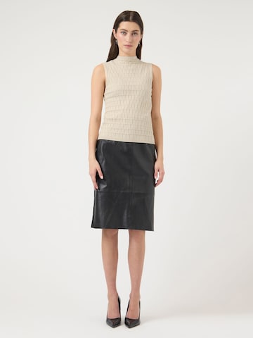 Tops en tricot 'YASTrimay' YAS en gris