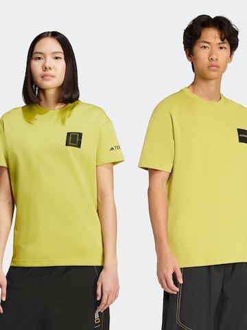 Maglia funzionale 'National Geographic' di ADIDAS TERREX in verde
