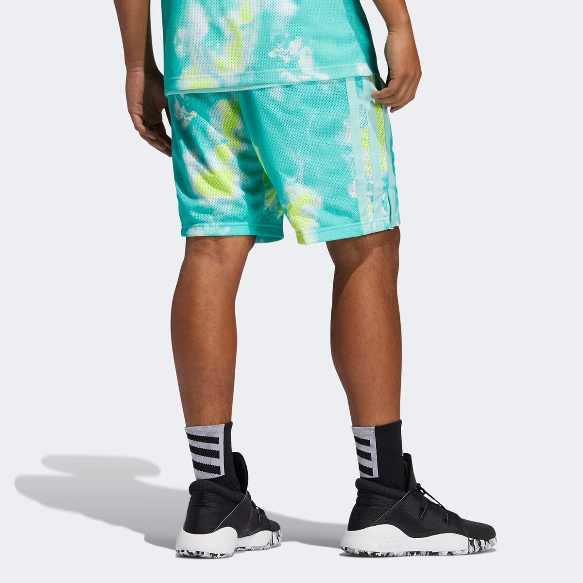 ADIDAS PERFORMANCE Shorts 'Donovan Mitchell' in mint ...