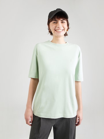 Tricou 'TARJAA' de la ARMEDANGELS pe verde: față