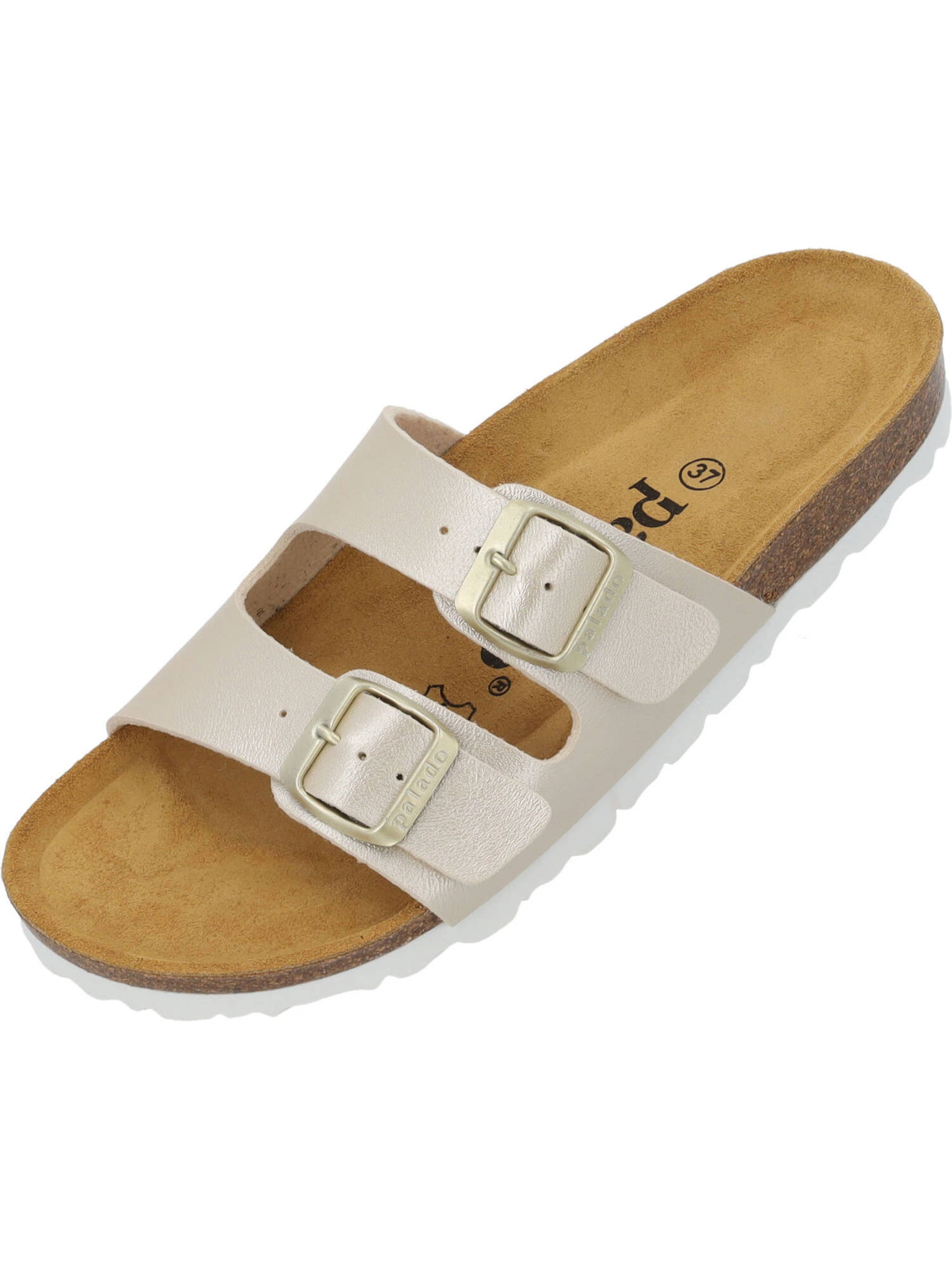 Zoccoletto 'Milos' di Palado in oro: frontale