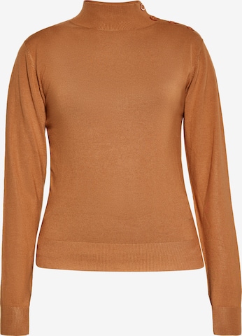 Pull-over RISA en marron : devant