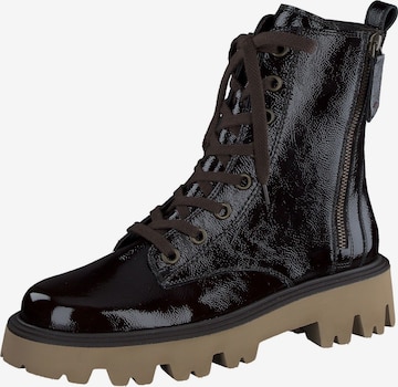 Bottines à lacets Paul Green en marron : devant
