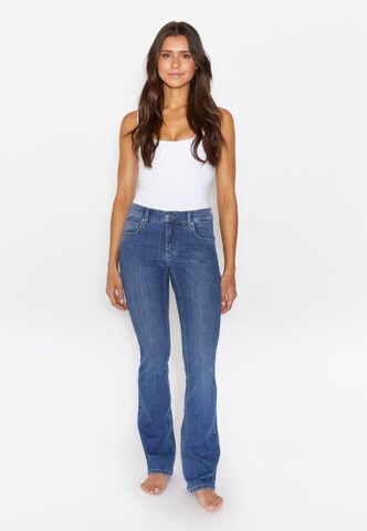 Angels Bootcut Jeans 'Leni' in Blau