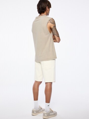 Coupe slim Jean Pull&Bear en beige