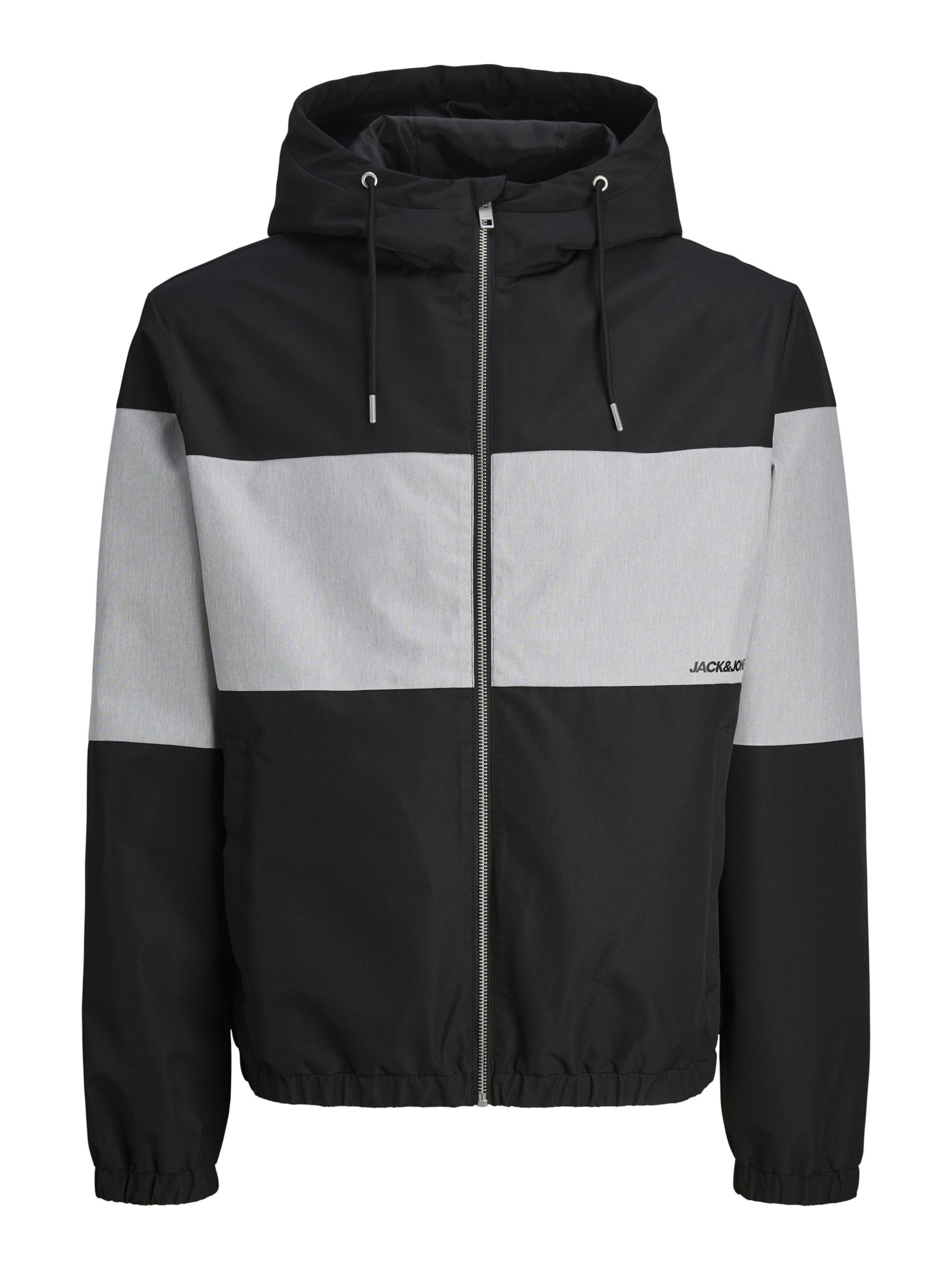 JACK & JONES Between-Season Jacket in Black: front