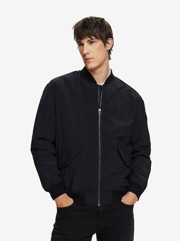 ESPRIT Between-Season Jacket in Black: front