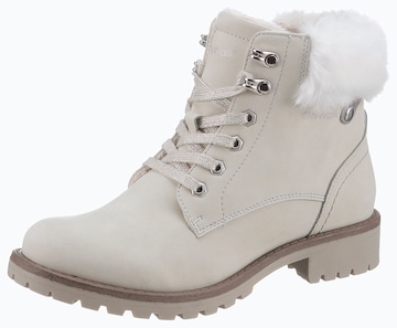 CITY WALK Lace-Up Ankle Boots in Grey: front