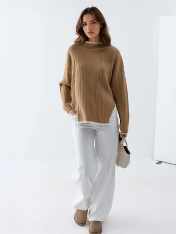 Pullover di My fashion in marrone
