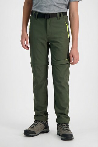 CMP Regular Outdoor Pants in Green: front