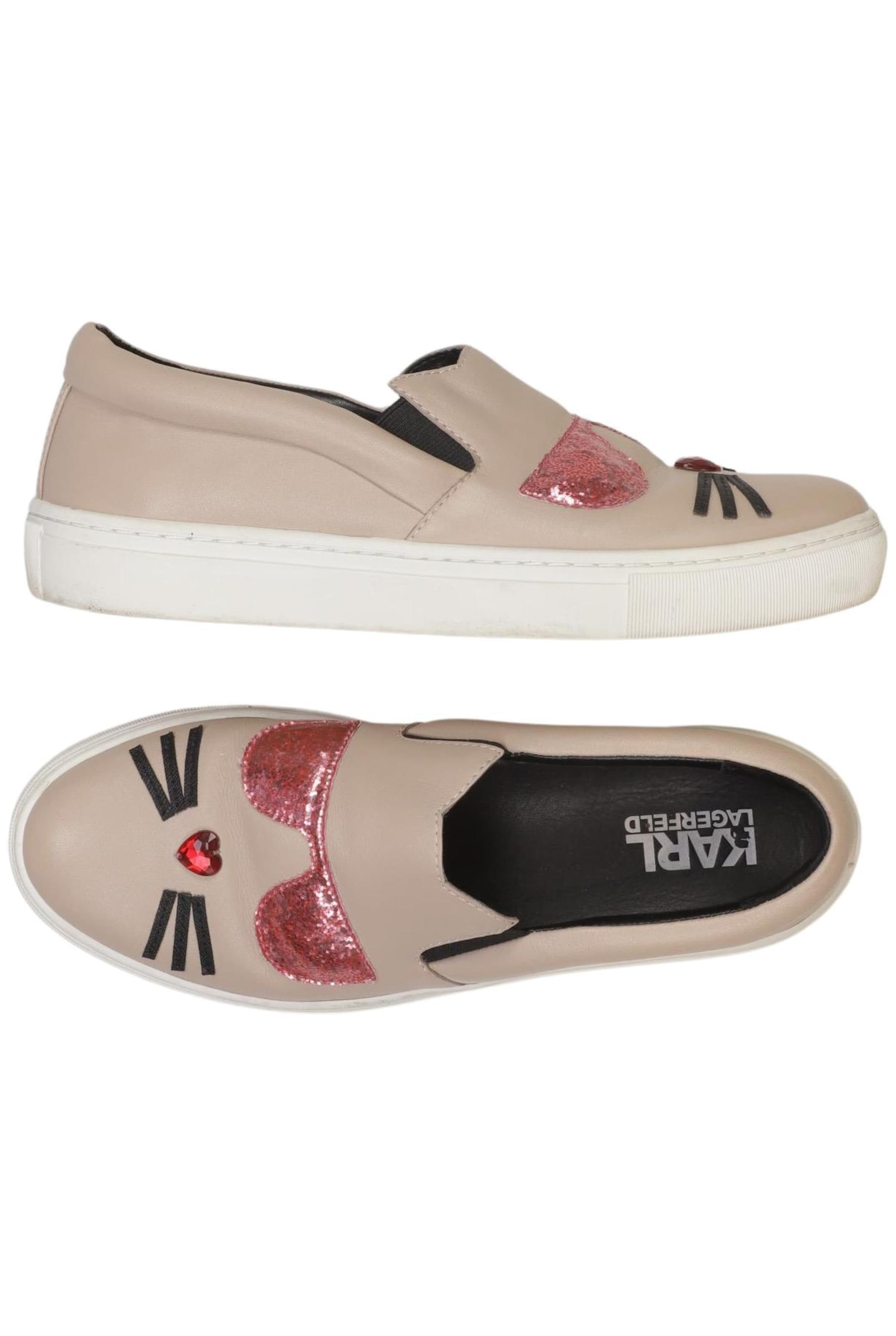 Karl Lagerfeld Halbschuh 37 in Beige: Vorderseite