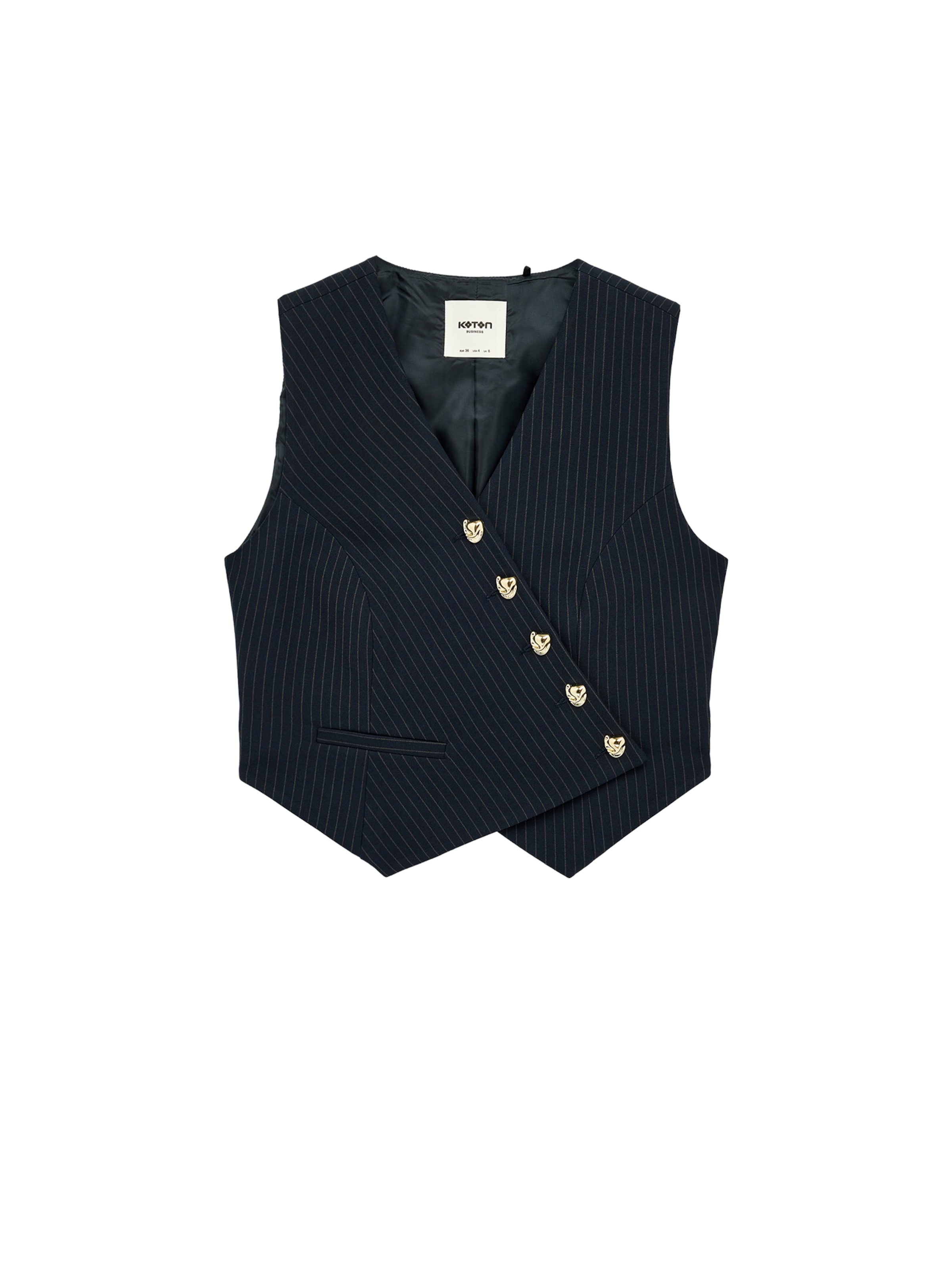 Koton Gilet in Blauw: voorkant