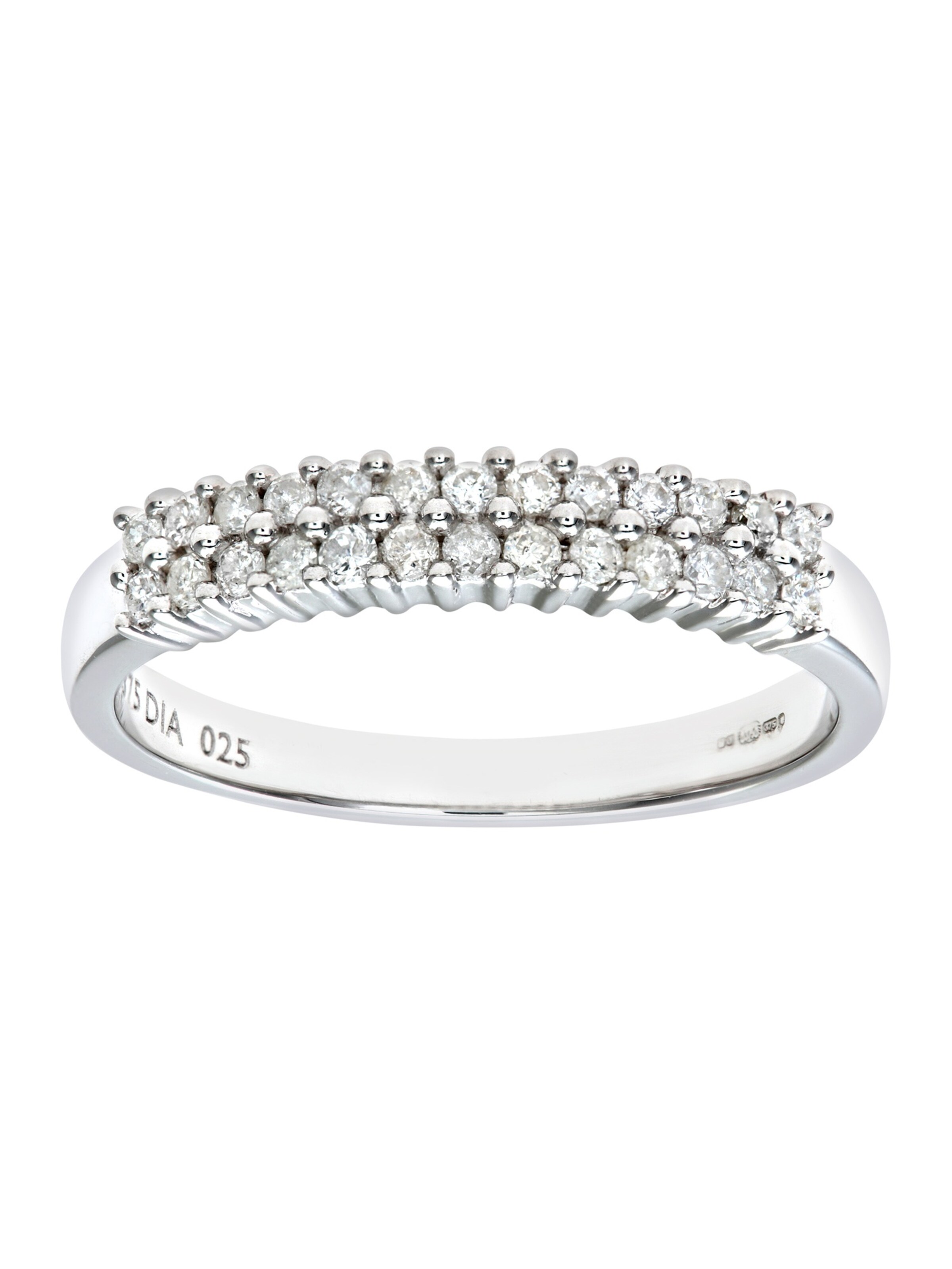 DIAMANT LETERNEL Ring in Silver: front