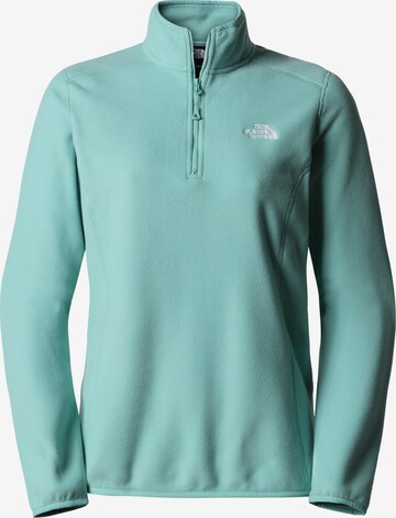 THE NORTH FACE Spordipullover 'GLACIER', värv roheline: eest vaates