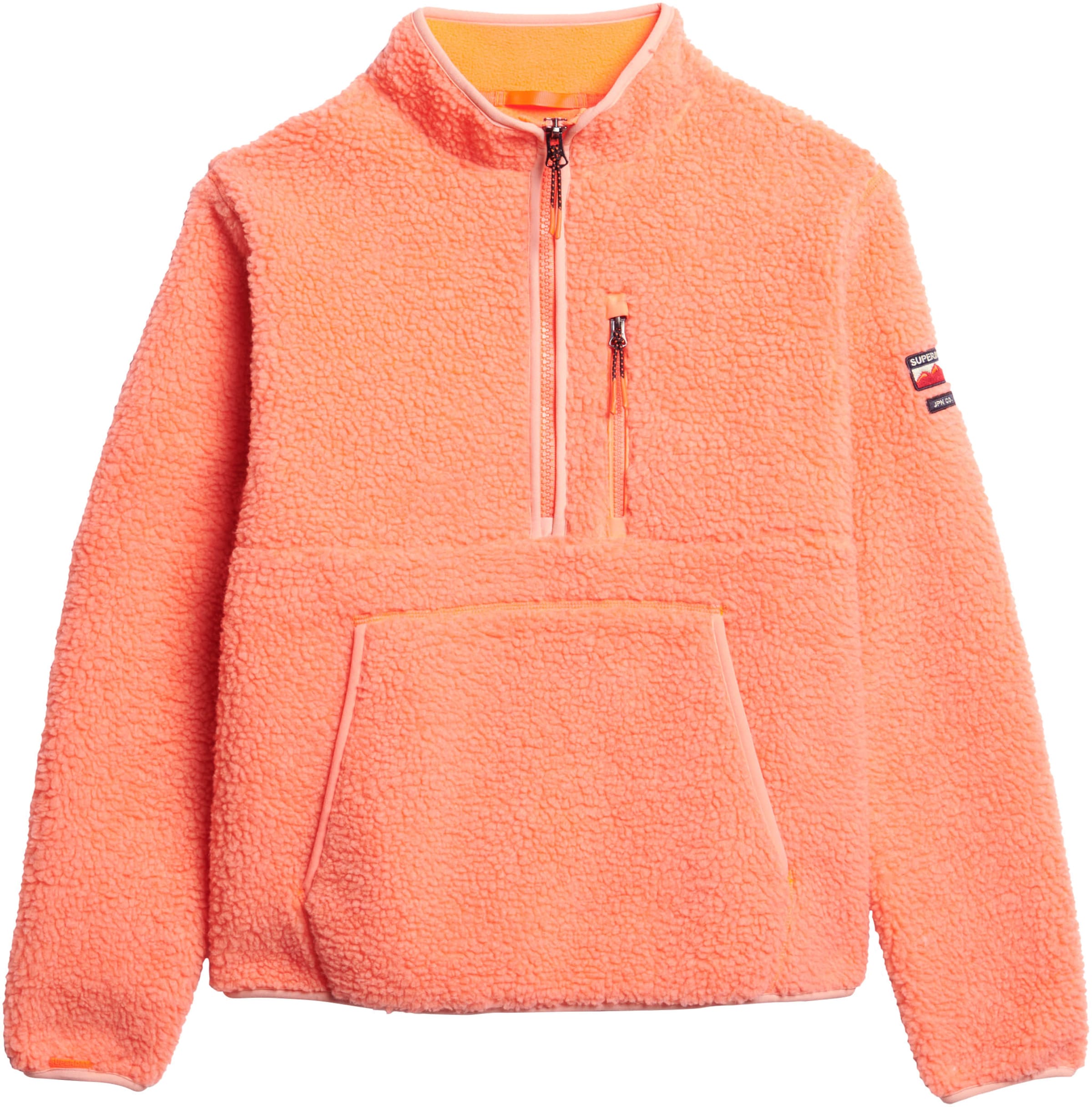 Superdry Fleecejakke i orange: forside