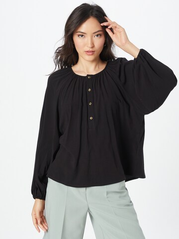 Soft Rebels Blouse 'Carmen' in Zwart: voorkant