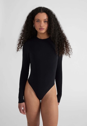 Style Republic Bodysuit in Black: front