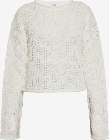 Pull-over MYMO en blanc : devant