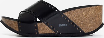 Bayton Sandal 'Liverpool' i svart: framsida