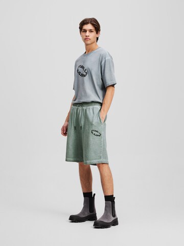 Loosefit Pantaloni di KARL LAGERFELD JEANS in verde: frontale